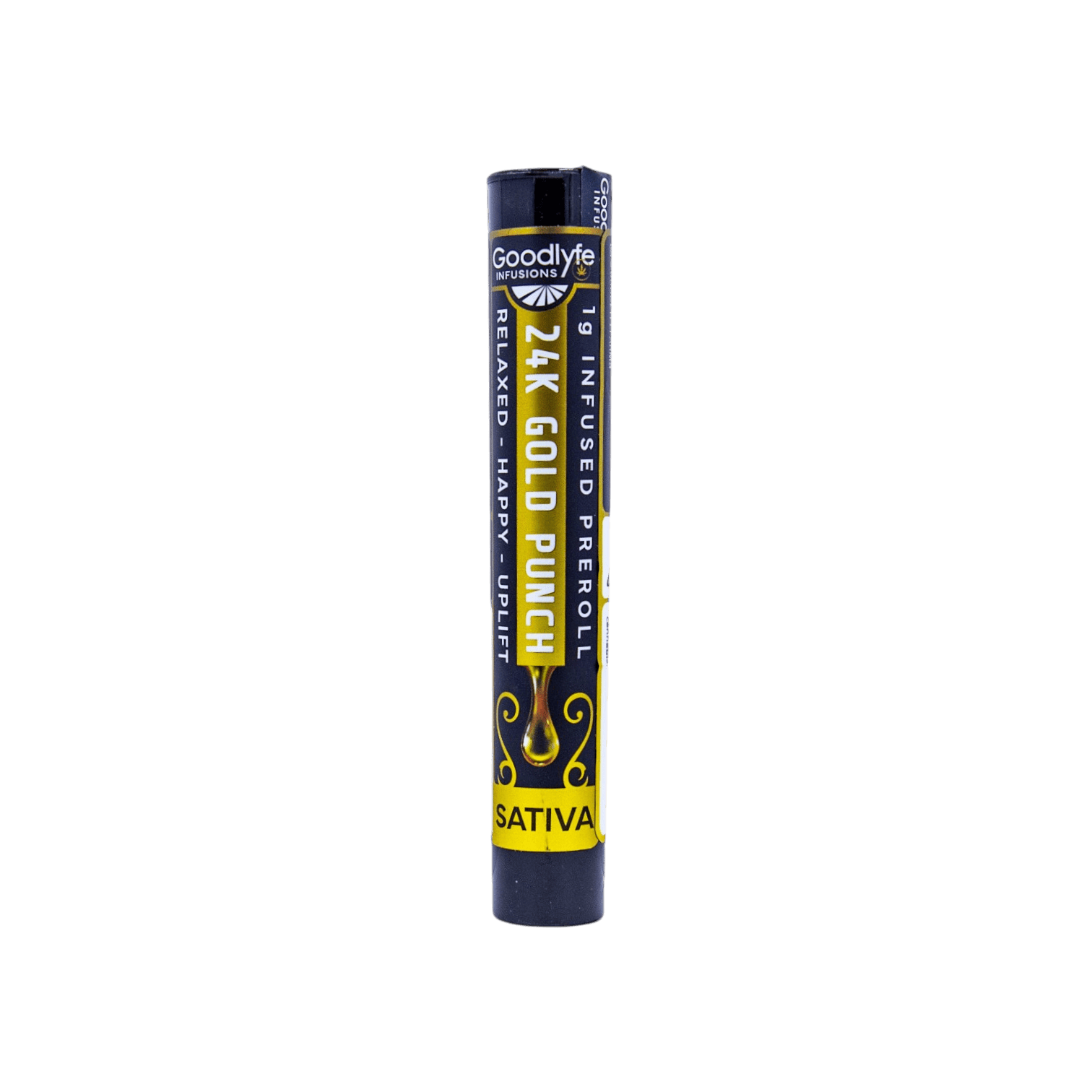 24K Gold Punch Infused Preroll - The Flowery NY