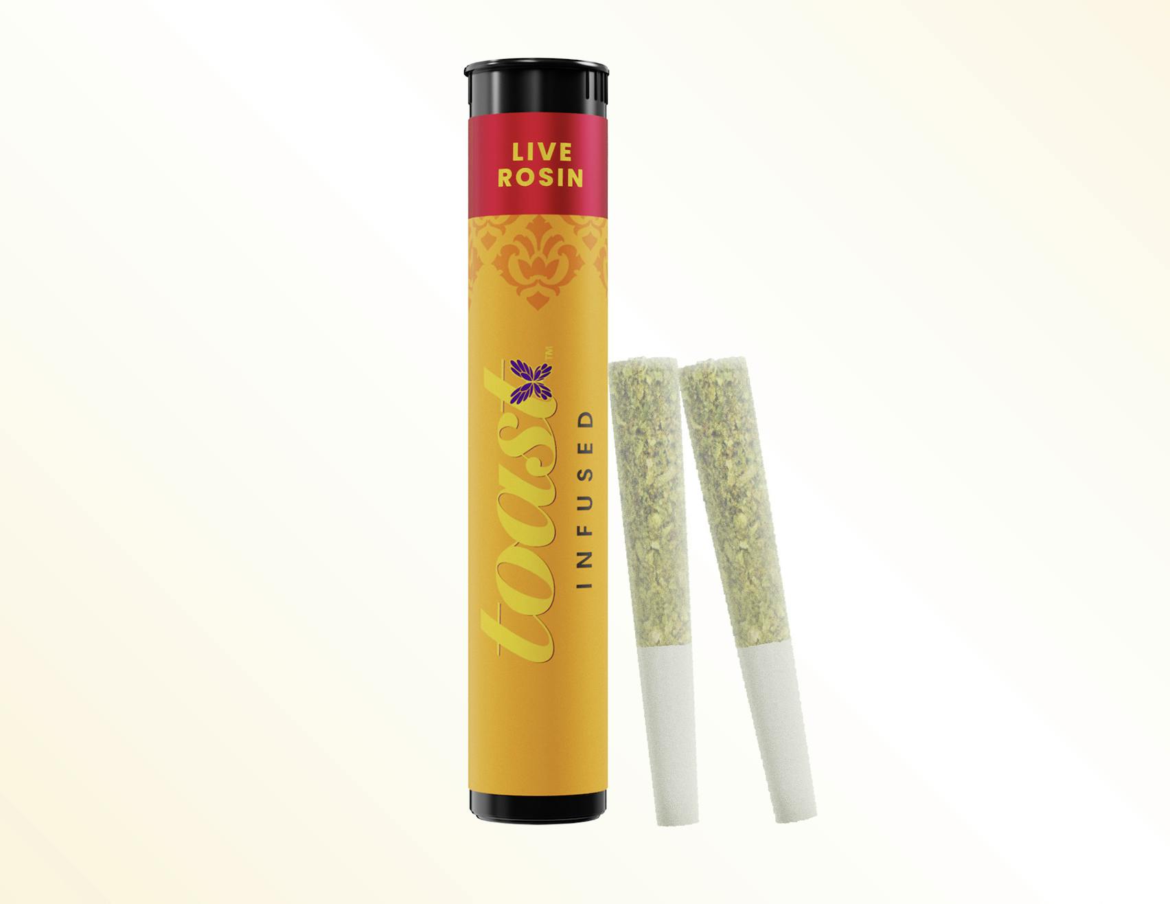 Toast- Gorilla Punch Live Rosin Infused 2pk Preroll by Toast