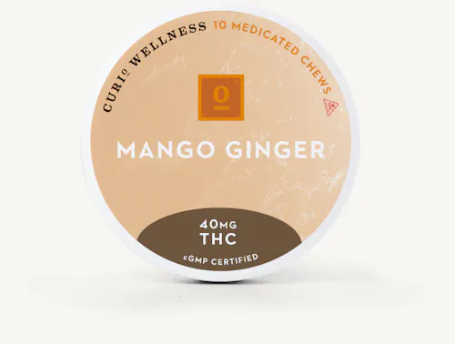 Mango Ginger Chews 40mg x 10pk-active