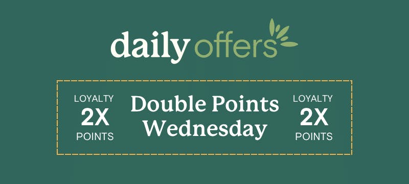 Double Loyalty Points on Wednesdays