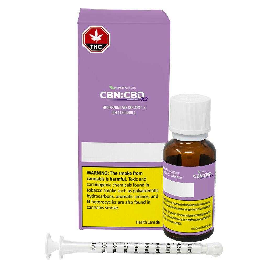 Medipharm labs - cbn:cbd 1:2 relax formula - 30ml