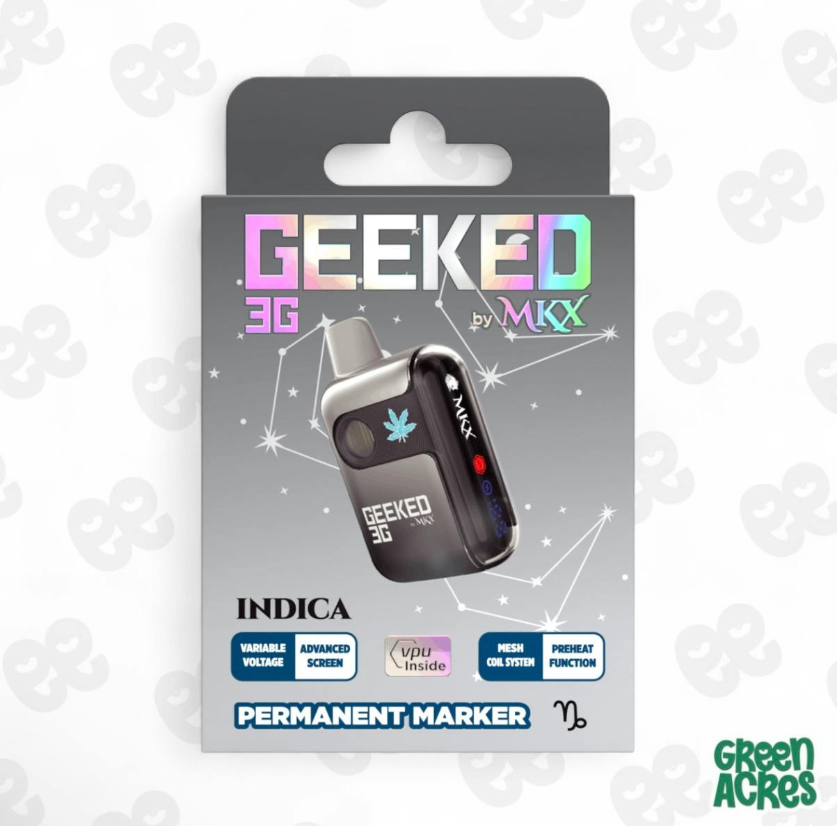 elfbar nachfüll pod läuft aus Mittens & MKX Geeked 3g Disposables 3/$65 main image 1