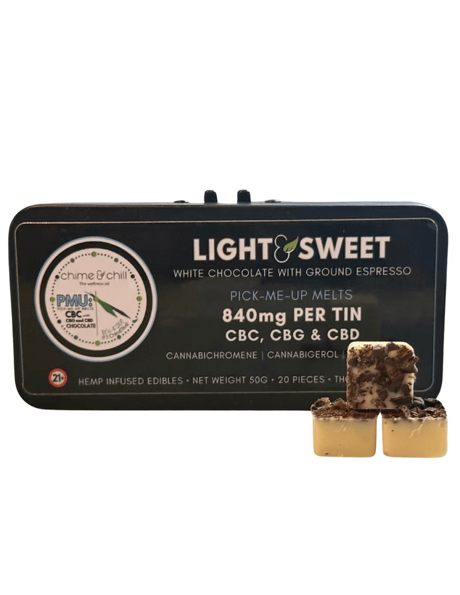Chime & Chill - Light & Sweet Pick Me Up Melts - 840mg at Silk Road NYC, Jamaica Queens