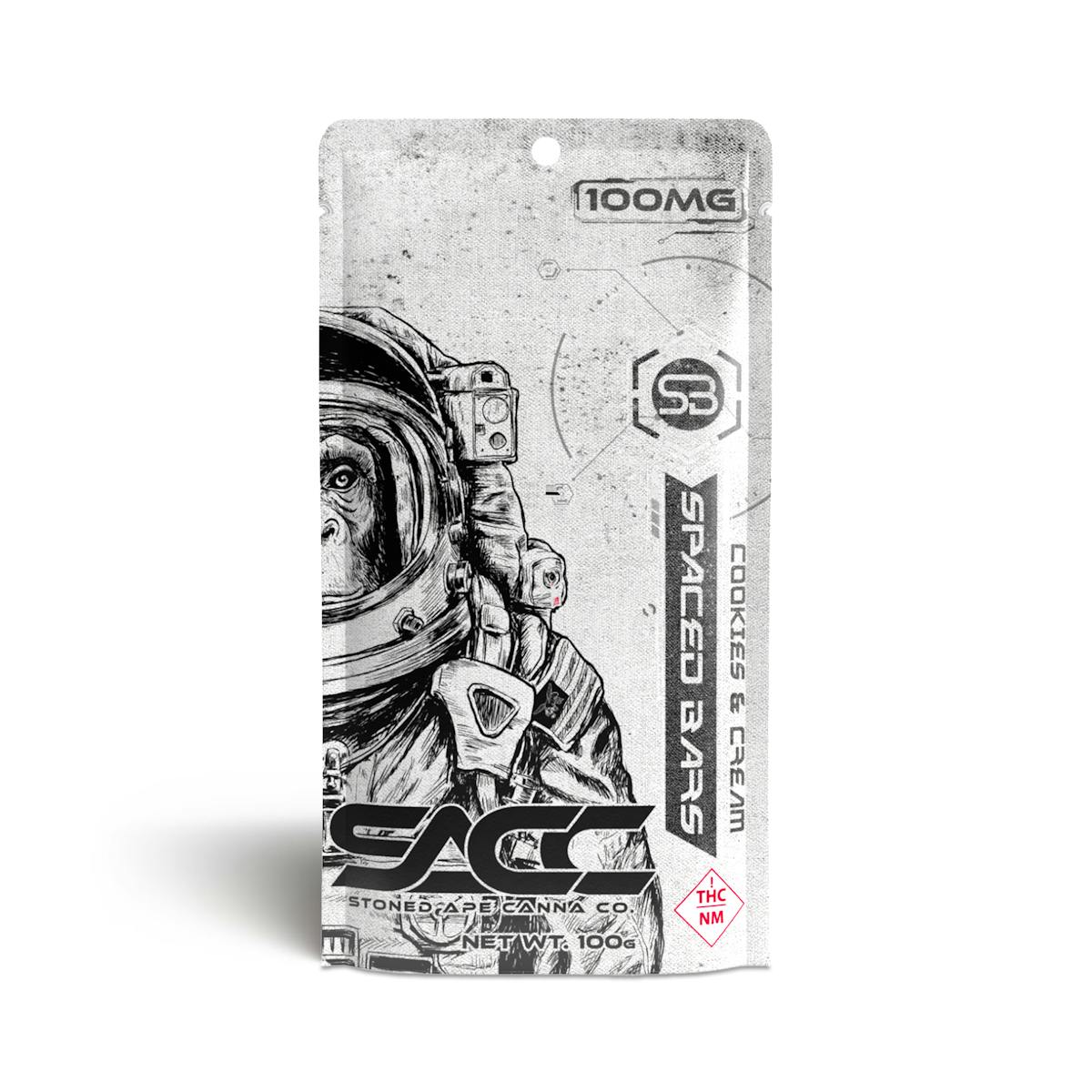 Photo of Cookies & Cream Spaced Bar – 100mg