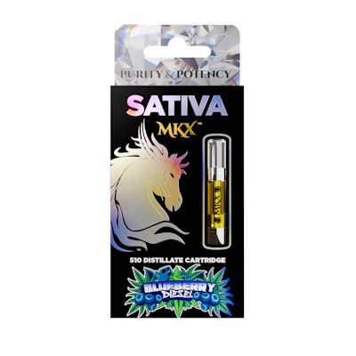 MKX - 1g Cart - Blueberry Diesel (S) - CARTRIDGES by MKX Oil Co. at King of Budz