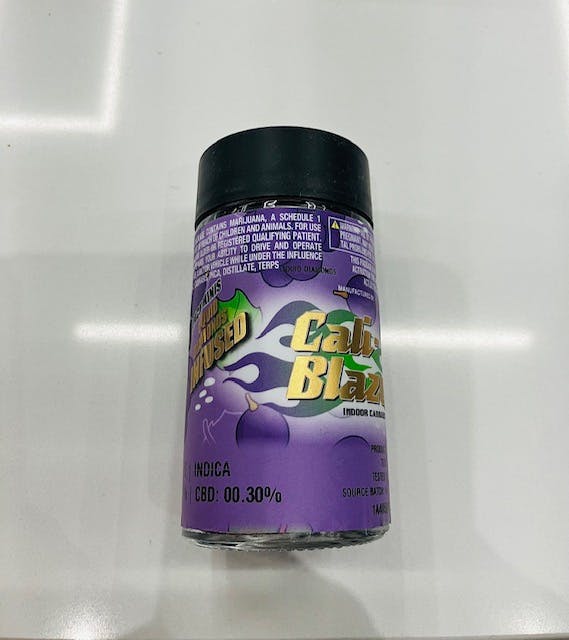 Cali-Blaze - 5-Pack .7g Infused Prerolls - Grape