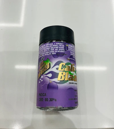 Cali-Blaze - 5-Pack .7g Infused Prerolls - Grape