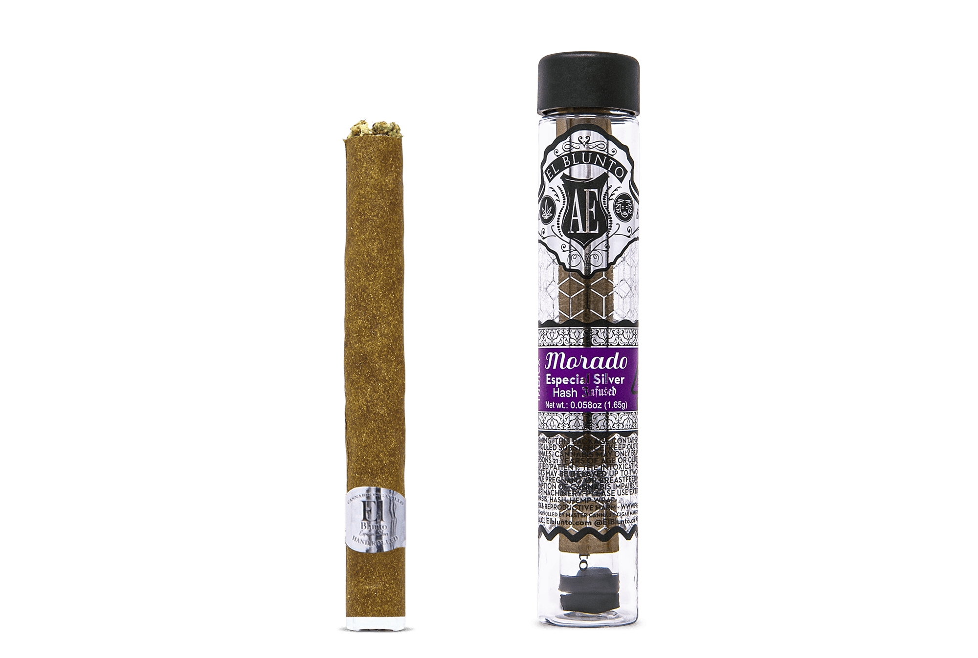 Morado El Blunto Especial Silver Hash Infused | 1.65g