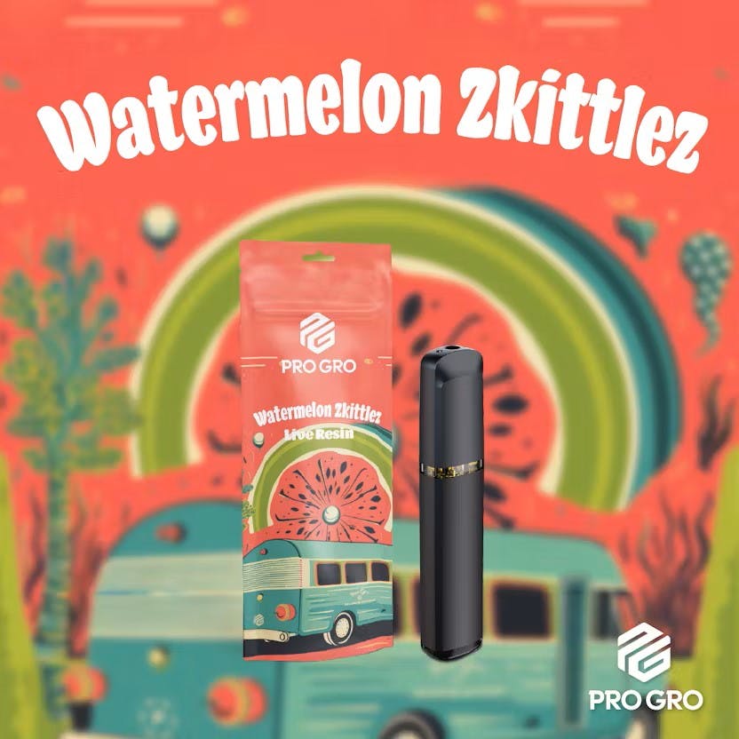 Buy Pro Gro - 1g Live Resin Disposable - Watermelon Zkittlez