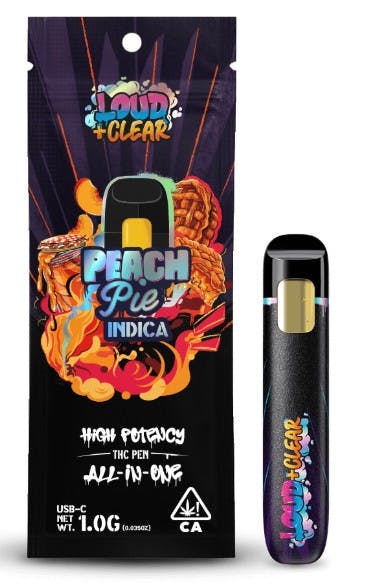 Loud + Clear AIO - Peach Pie 1g