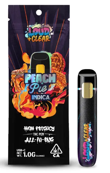 Loud + Clear AIO - Peach Pie 1g | Harborside (San Francisco)