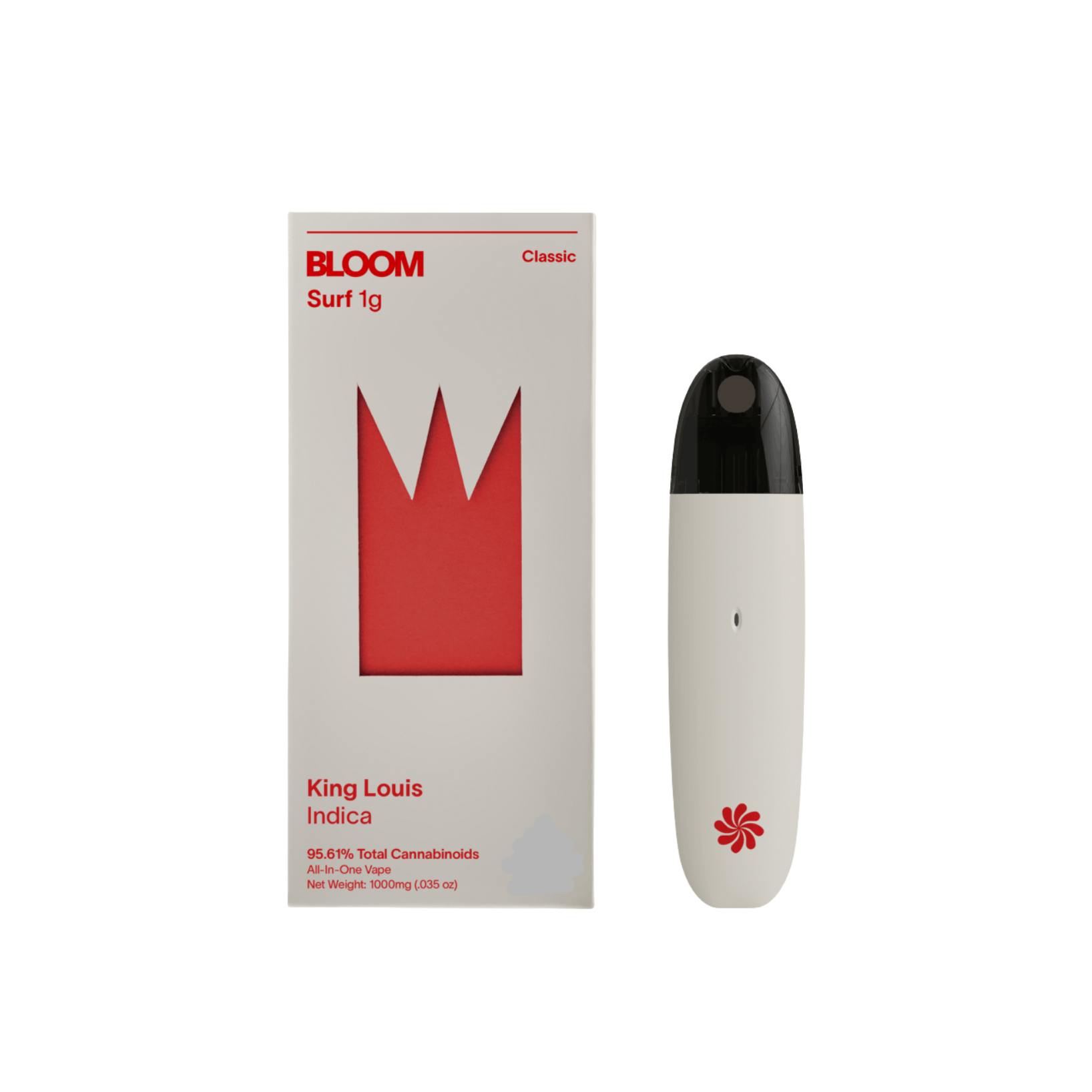Bloom - King Louis Surf Disposable Vape - 1gBLOOMIndicaTHC: 86.47%Kaya Bliss Summer Special! Spend $100 get $10 Off!+2