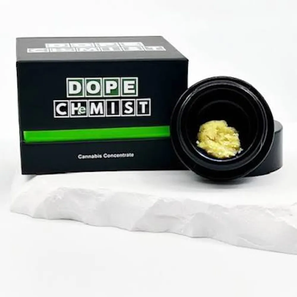 Product Dope Chemist | Strawberry Biscotti | Live Hash Rosin