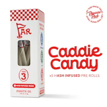 PAR x Pressure Pack - 5-Pack .7g Hash Infused Prerolls - Caddie Candy