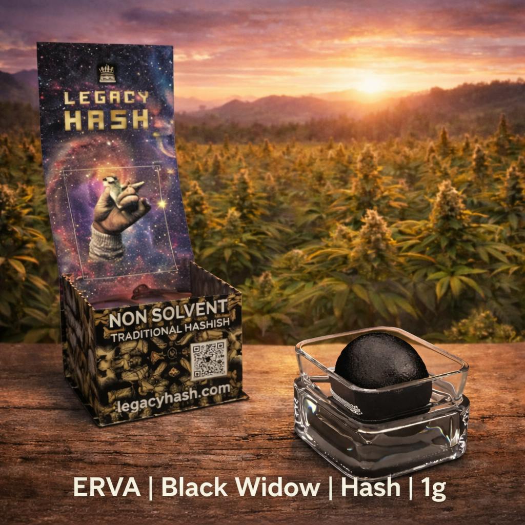 Product ERVA | Black Widow | Hash | 1g