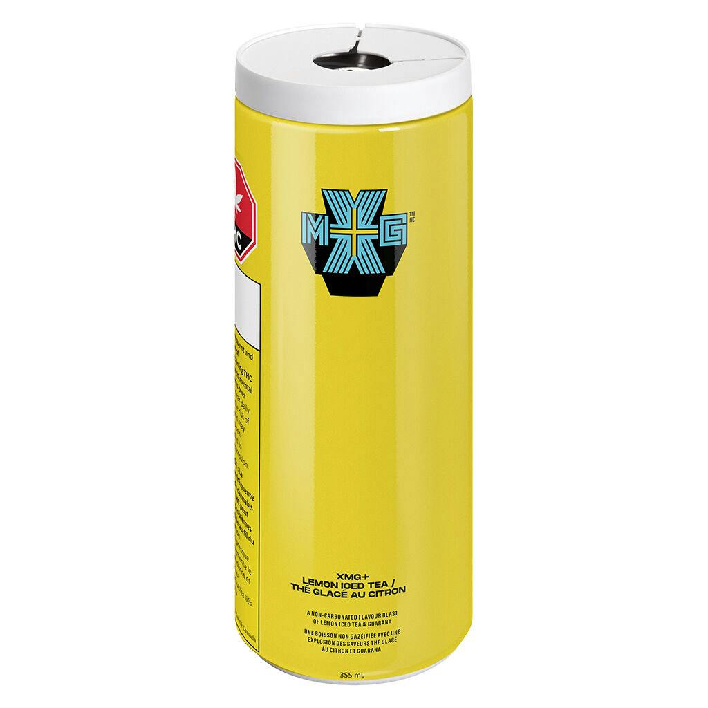 XMG+ - Lemon Iced tea THC + CBG + Guarana - 355ml | Cheerful