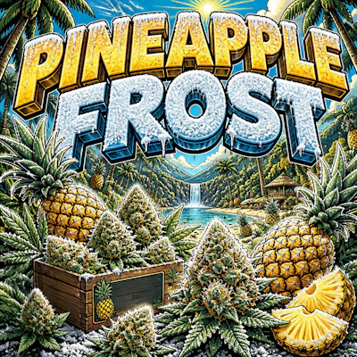 Strain Kings - 3.5g - Pineapple Frost - FLOWER by Strain Kings at King of Budz