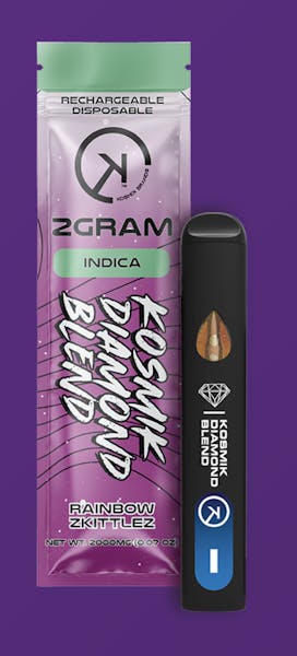 Rainbow Zkittlez | 2g | Diamond Disposable | Kosmik