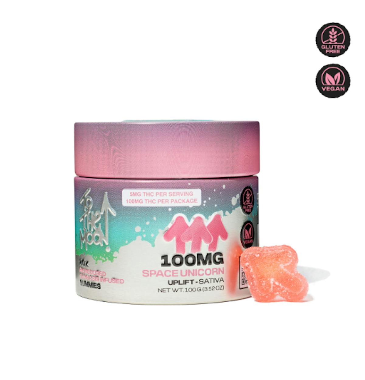 Image of Space Unicorn | 100mg Gummies (10mg/10ct)