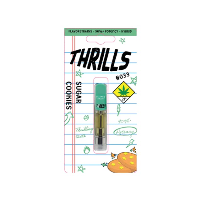 Thrills - FlavorStrains - Cartridge - 1g - (C6)(H) Sugar Cookies