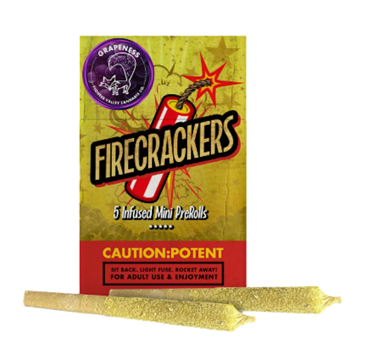 Photo of Firecrackers Grapeness 0.7g 5pk Infused Prerolls