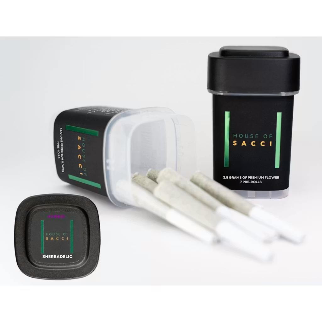 House Of Sacci - 7 Pack .5g Prerolls - Sherbadelic