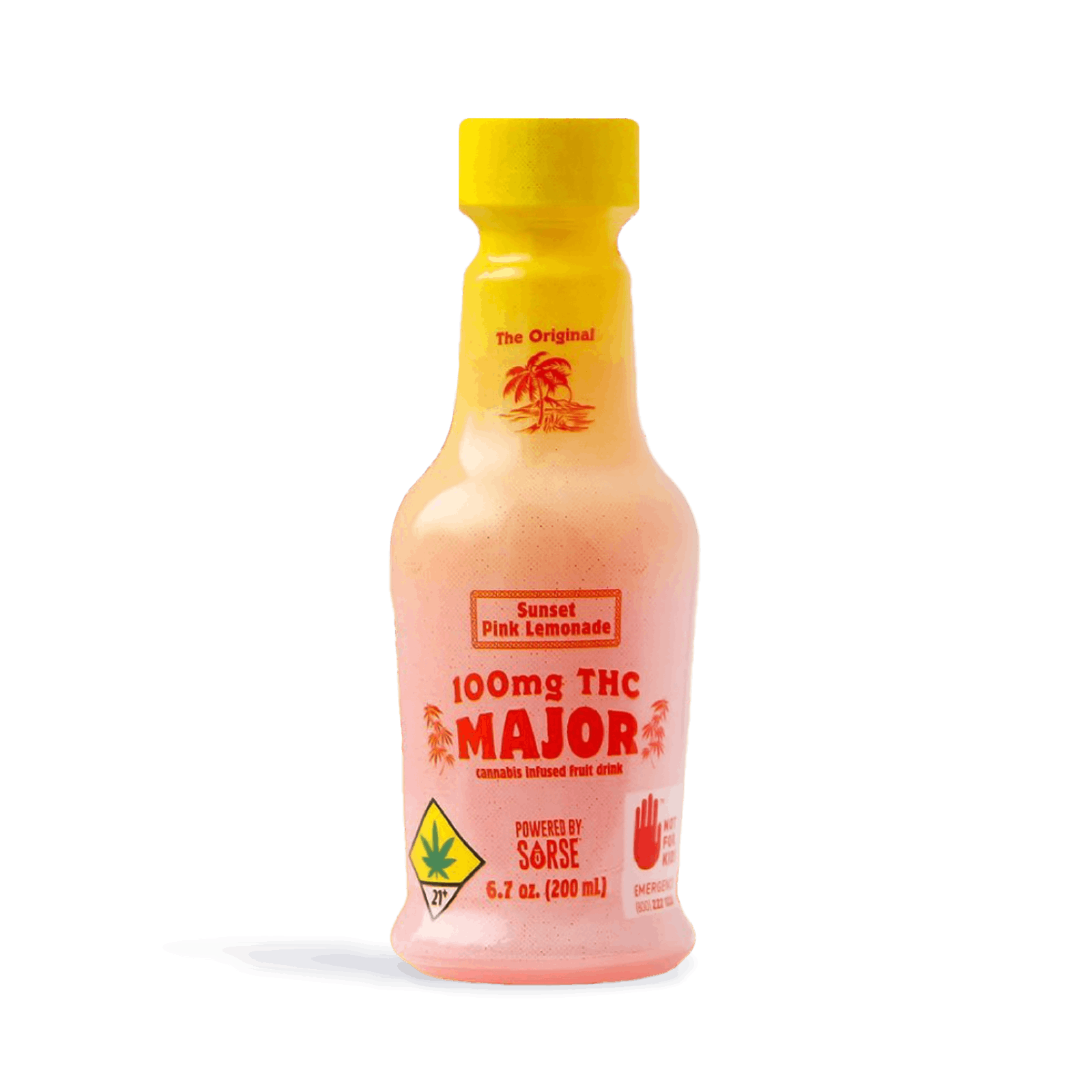 Major: Pink Lemonade - Beverage 100mg in Seattle | Zips SODO