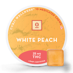 Edible-White Peach 25mg Each 250mg Total THC 10pk