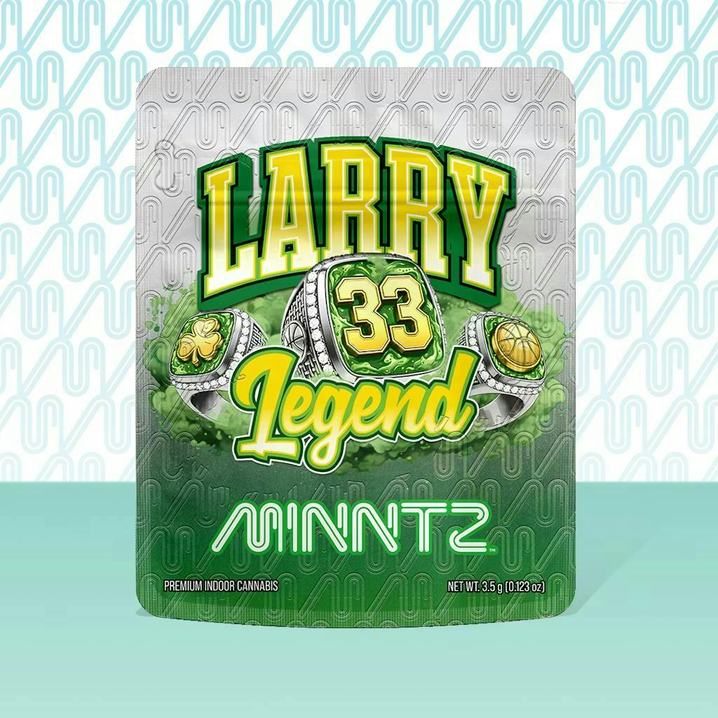 Larry Legend Pre- Pack Hybrid by Minntz – Flower at Gatsby Cannabis