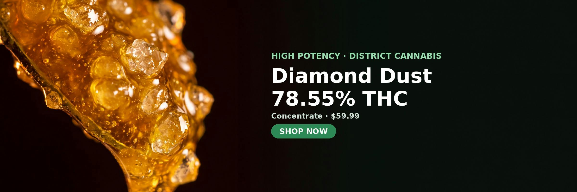 Diamond Dust at Green Legacy DC — 78.55% THC