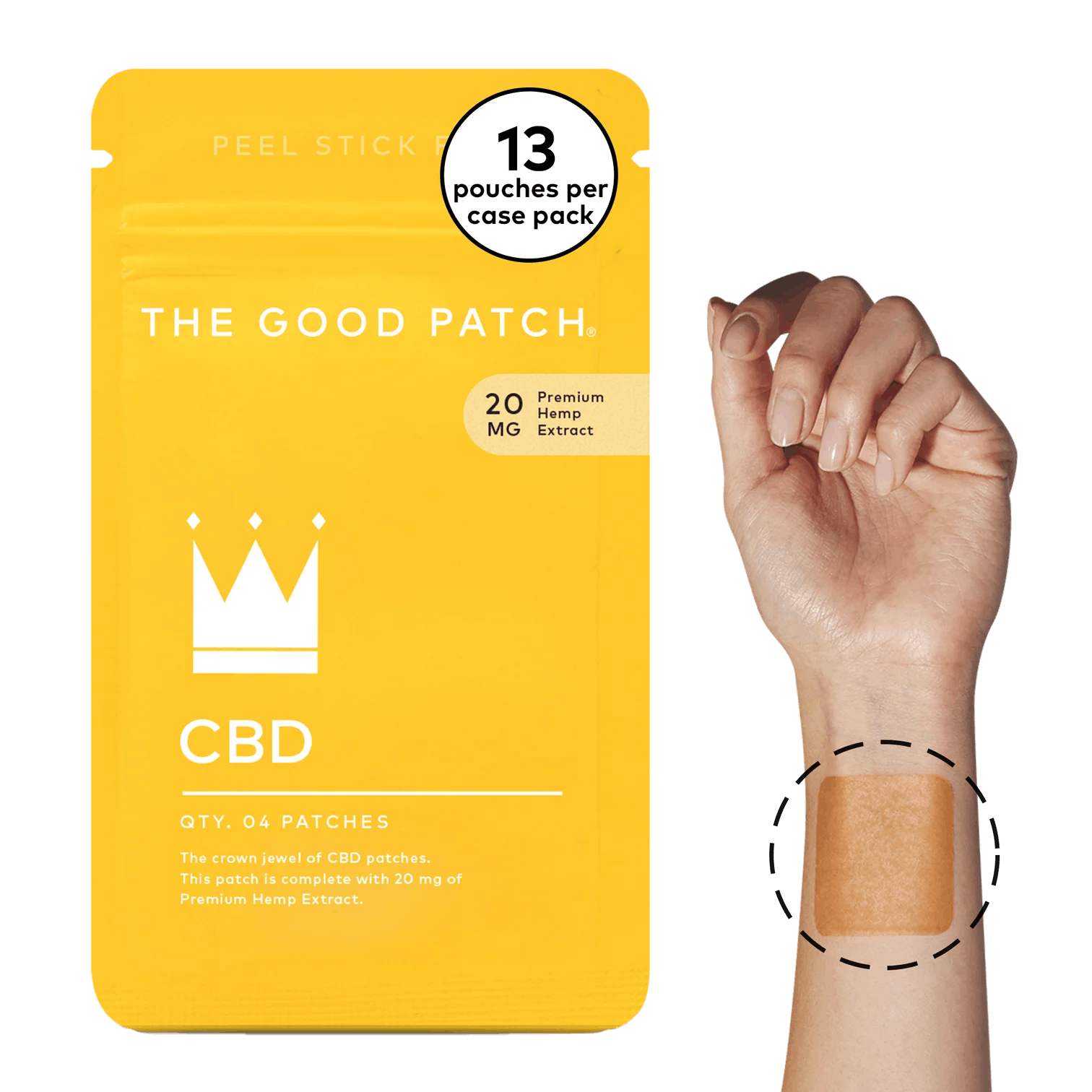 Hemp-Infused Wellness Patch | CBD Queen Hemp