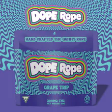 Dope Rope - 200mg Gummies - Grape Trip