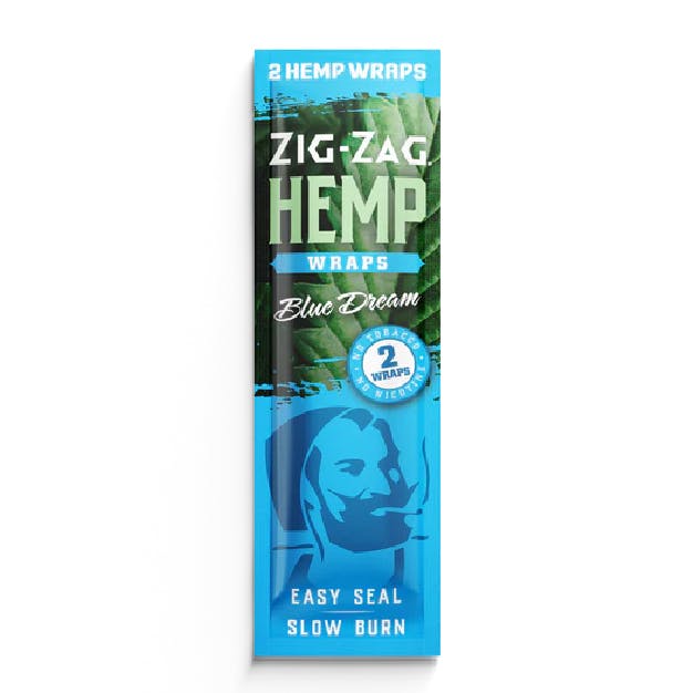 Product: Zig-Zag | Blue Dream Hemp Wraps | 2 Pack