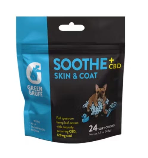 Green Gruff - 24pk CBD Dog Treats - Soothe