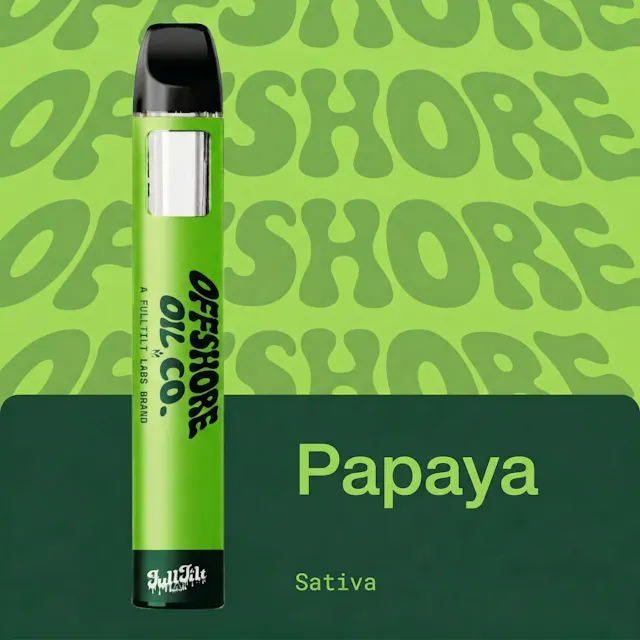 Offshore Oil Co. Disposable Vape Papaya 2g (hybrid, disposables)