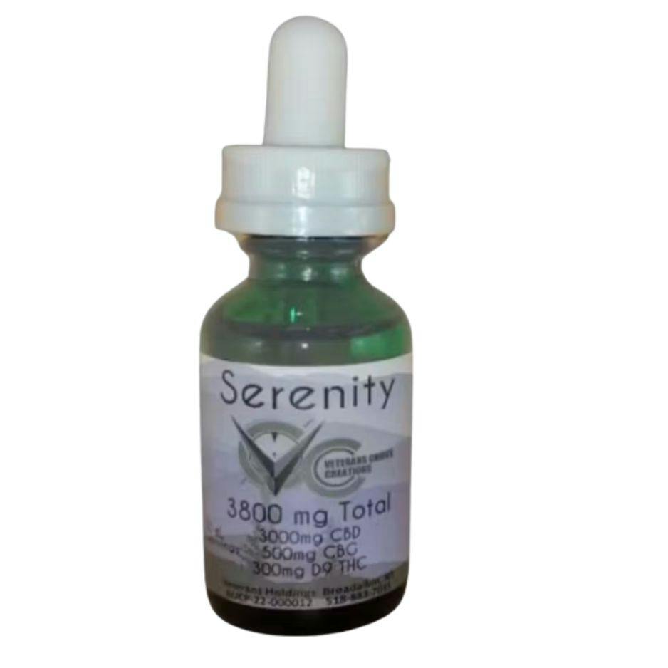 Product Veterans Choice - Serenity - 3000mg CBD - 500mg CBG - 300mg THC - Tincture