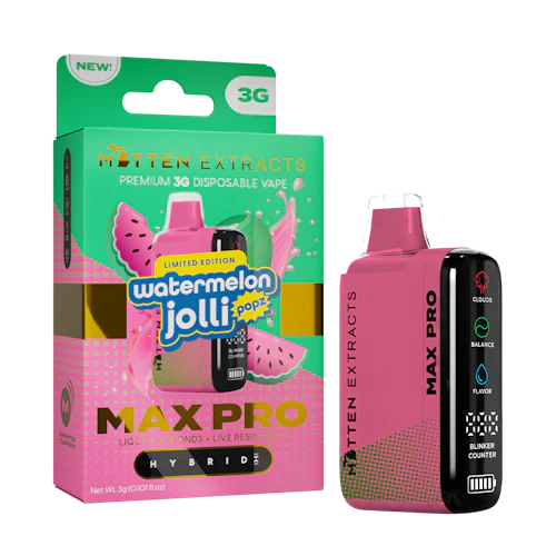 Mitten Extracts - 3g MAX PRO Disposable - Watermelon Jolli (H)
