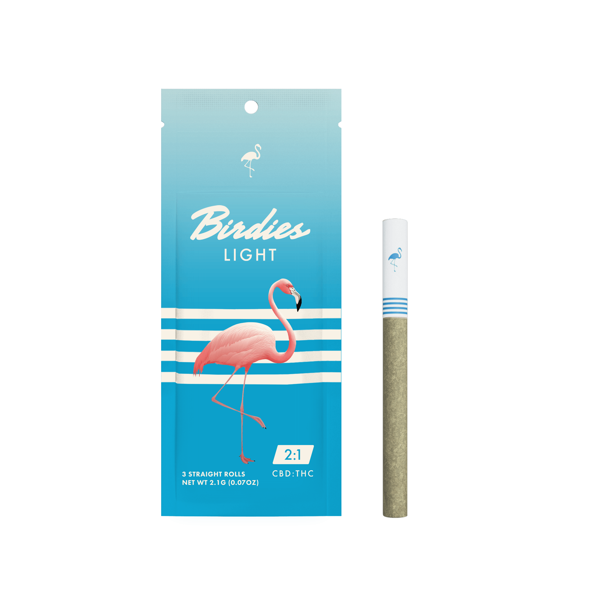 Light 2:1 CBD:THC 3 Pack [2.1g]