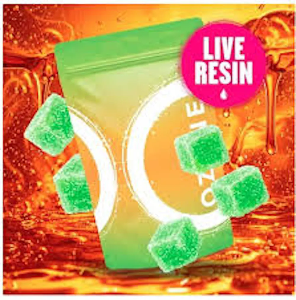 Product AWH Ozone Gummies Live Resin - Guava Kiwi 100mg