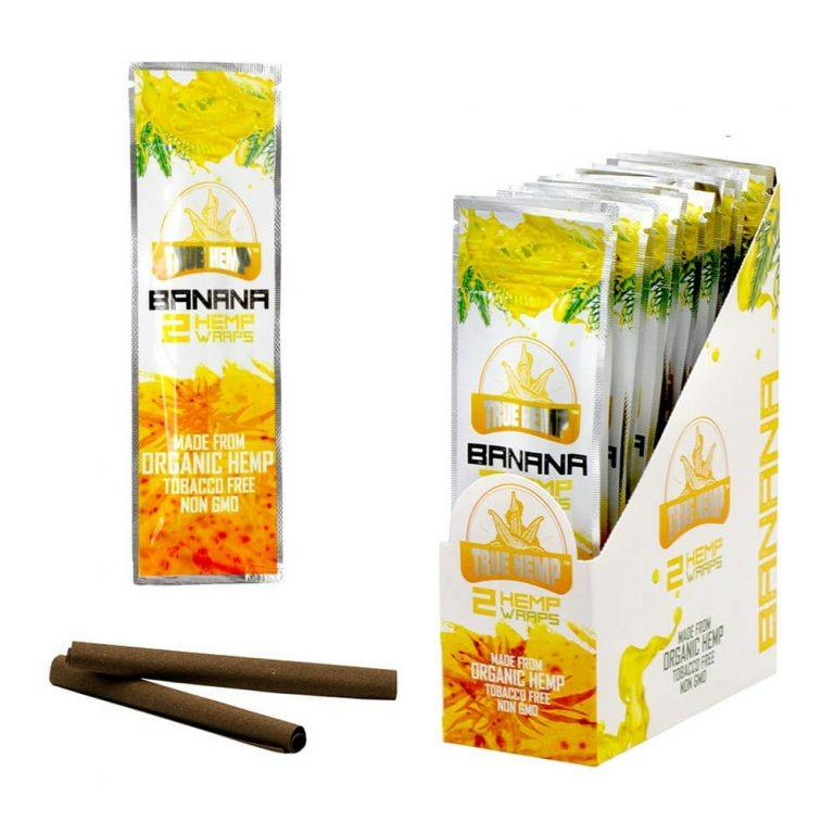 True Hemp Banana Hemp Wraps Tobacco Free by Gatsby Cannabis Co. – Accessories at Gatsby Cannabis