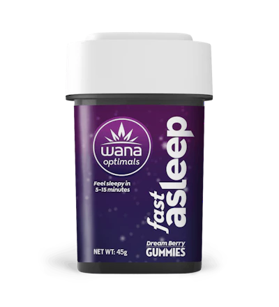Wana - 20mg THC:100mg CBD:100mg CBG:20mg CBN:20mg Fast Asleep - dream berry