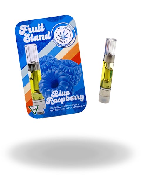 Product: Redbud Roots | Fruit Stand Blue Raspberry Full Spectrum Cartridge | 1g