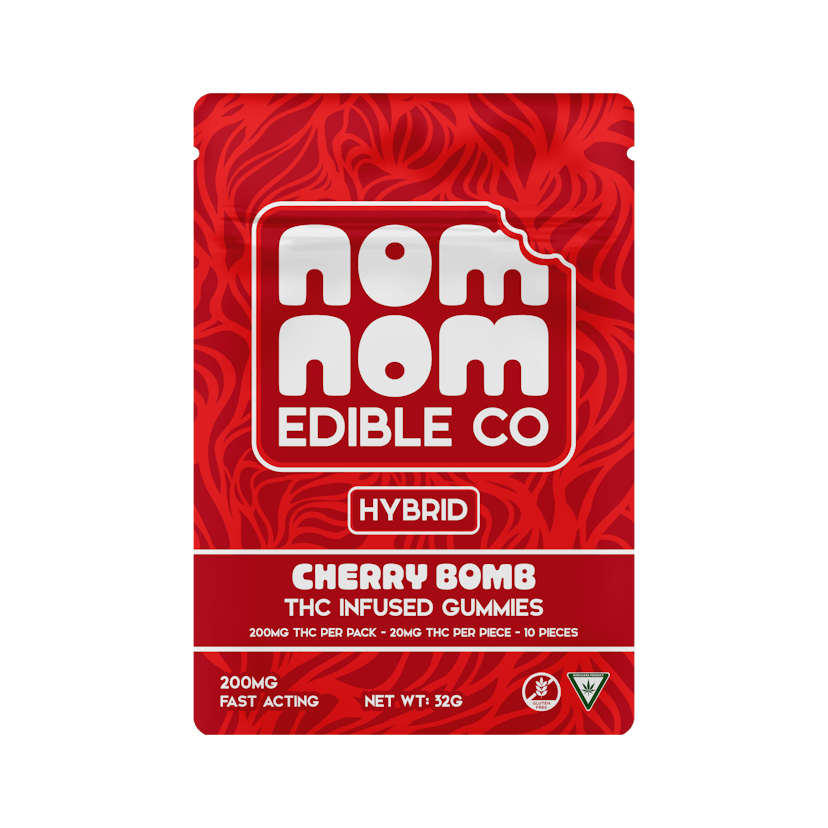 Nom Nom | 200mg Gummies | Cherry Bomb