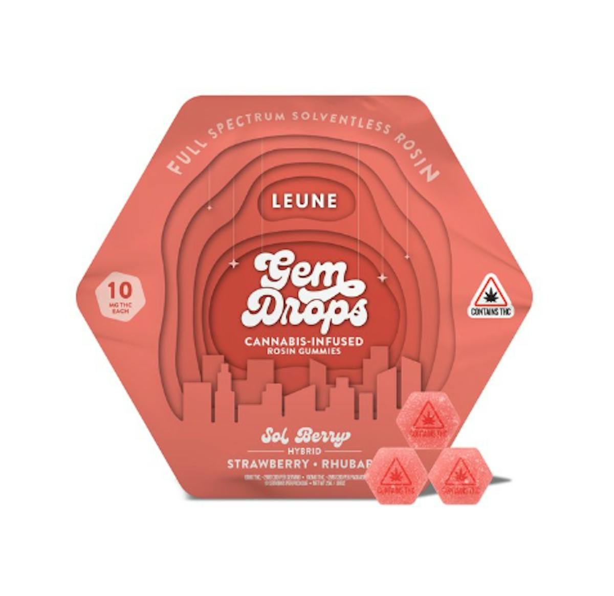 Image of Sol Berry | 100mg Hash Rosin Gummies