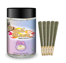 Cali-Blaze - 5-Pack .7g Infused Prerolls - Banana Cream Pie