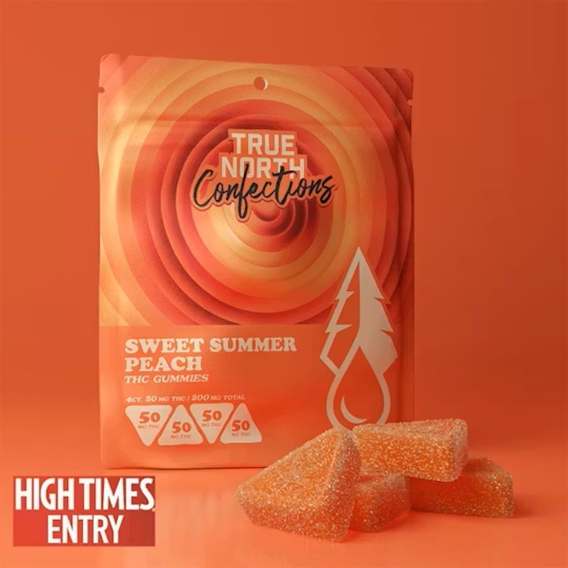 True North Collective 200mg Gummies Sweet Summer Peach
