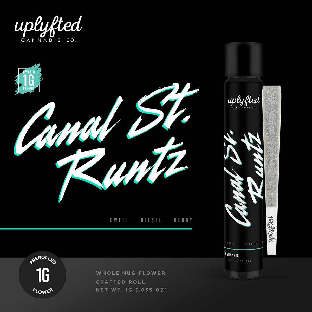 Uplyfted - Preroll - - Hybrid - **CANAL ST RUNTZ** (3/$30)