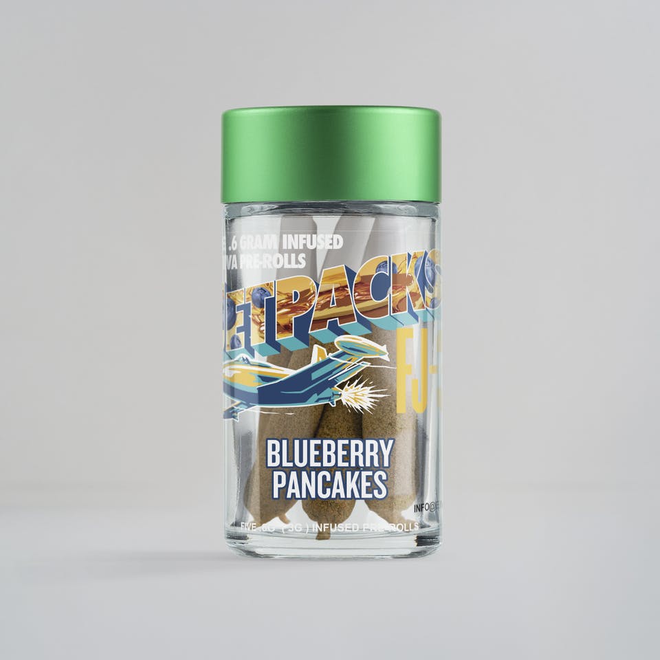 Jetpacks FJ-3 0.6g Infused PreRoll 5pk - Blueberry Pancakes