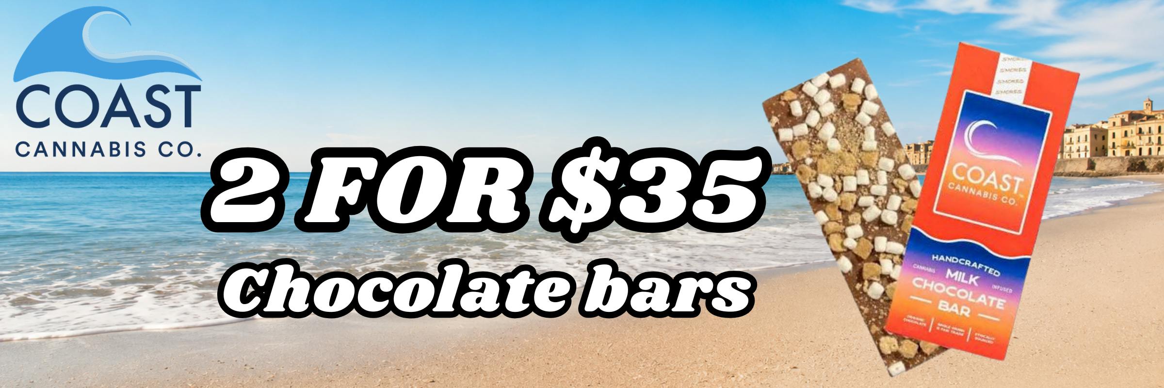 Coast Chocolate Bar Bundle 2 for $35