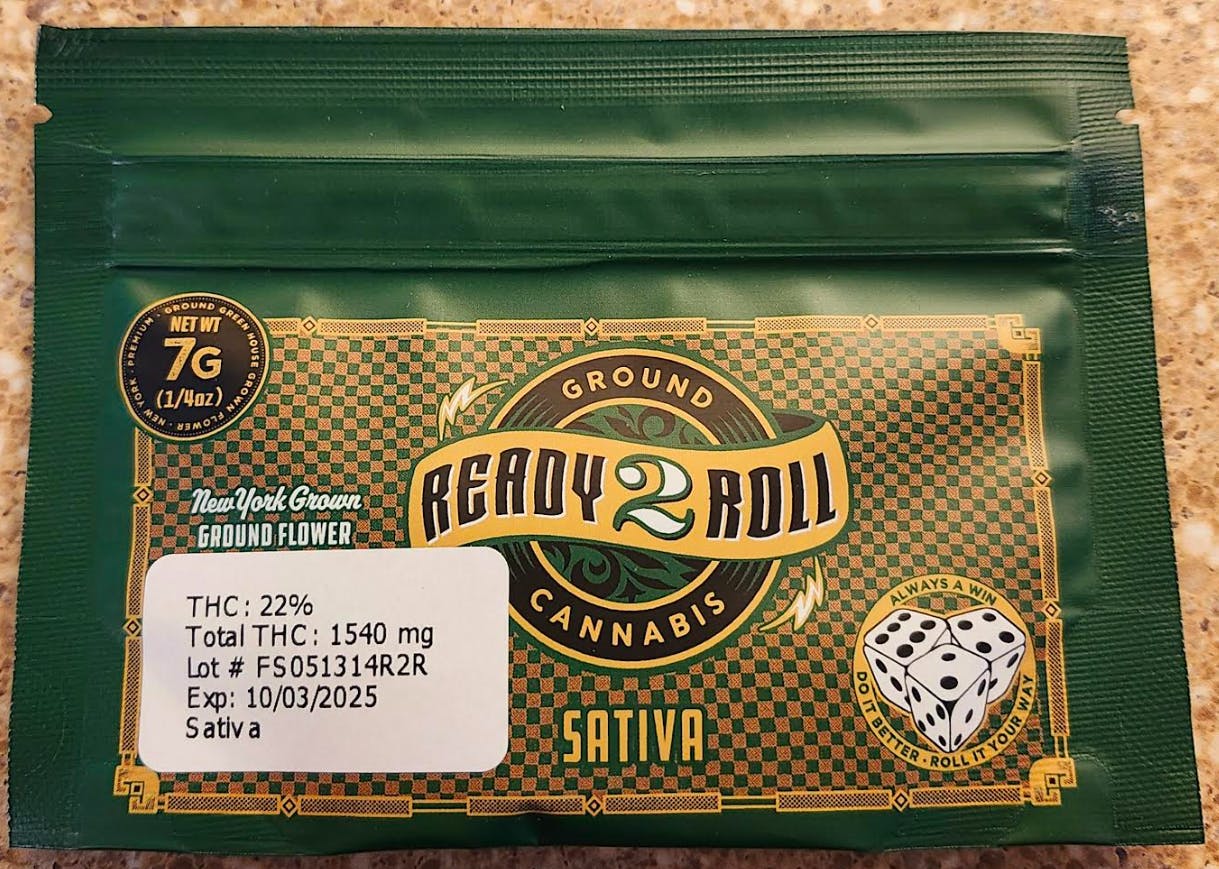 Sativa Ready 2 Roll Ground Flower |  Nanticoke